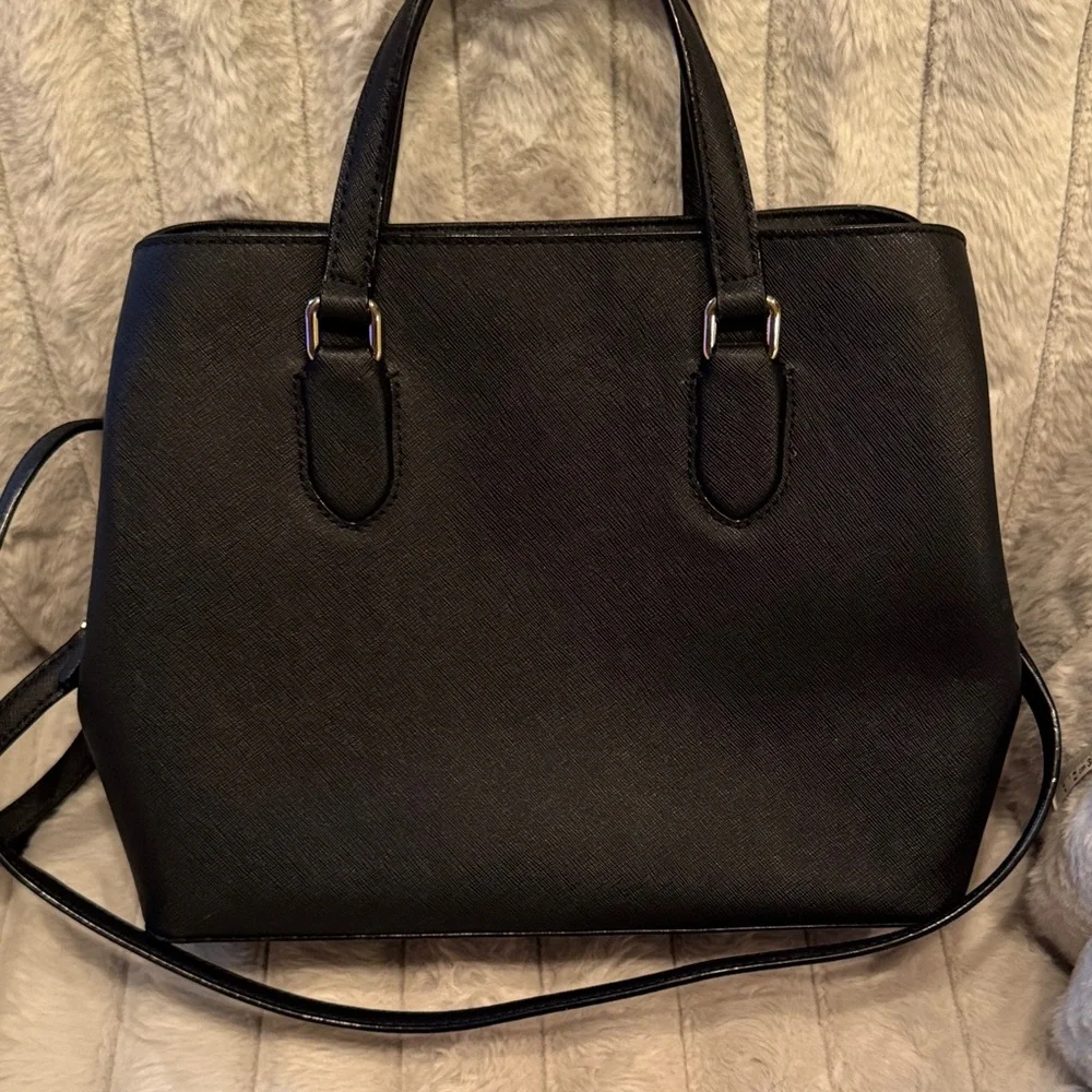 kate spade Black Satchel with Shoulder Strap